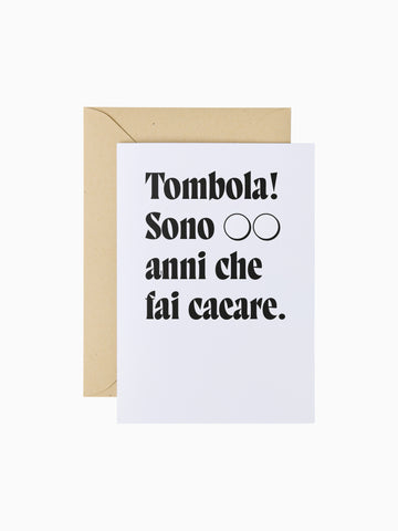 Fai cacare | Biglietto d'auguri
