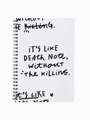 It's Like Death Note | Quaderno A5