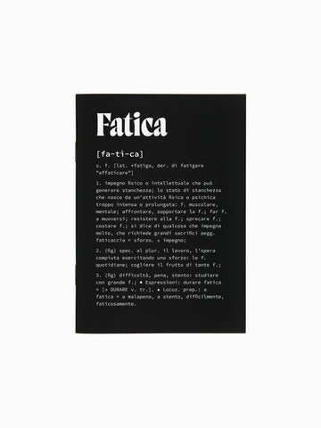 Fatica | Quaderno A6