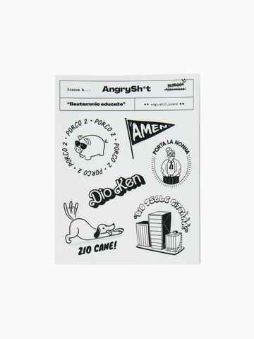 Bestemmie educate | Sticker sheet