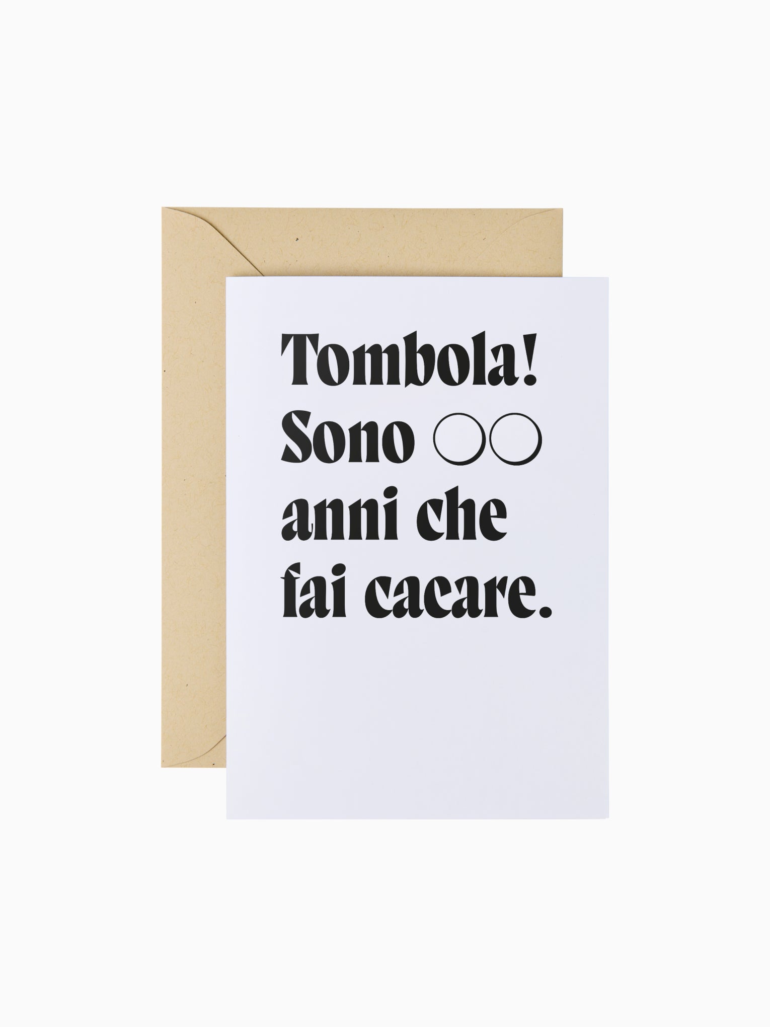 Fai cacare | Biglietto d'auguri
