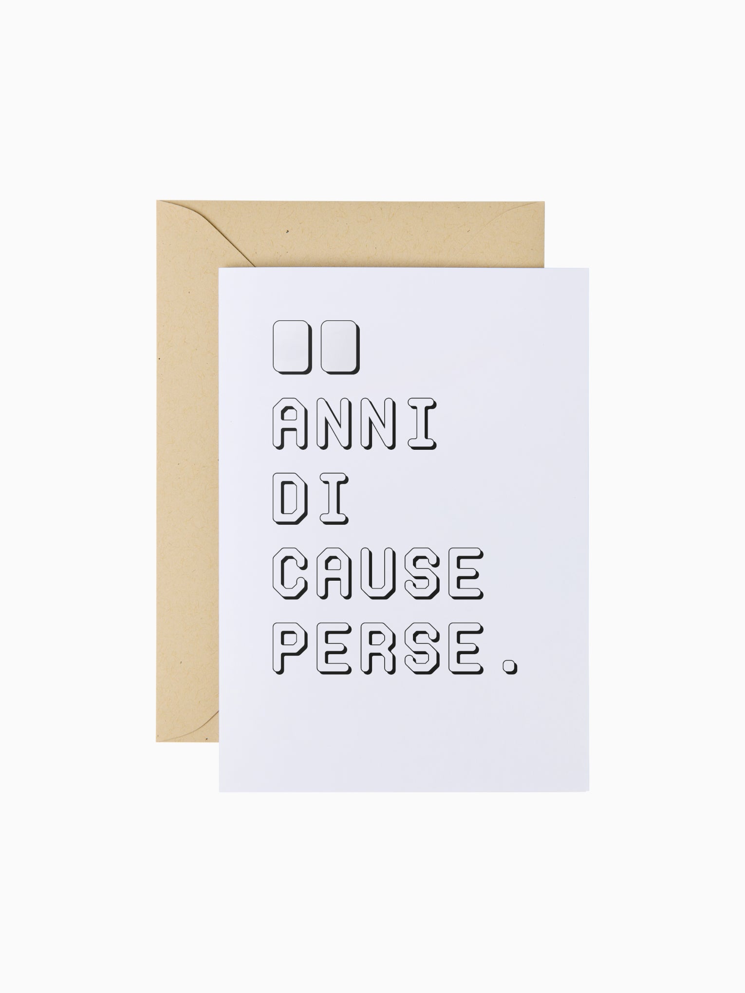 Cause perse | Biglietto d'auguri