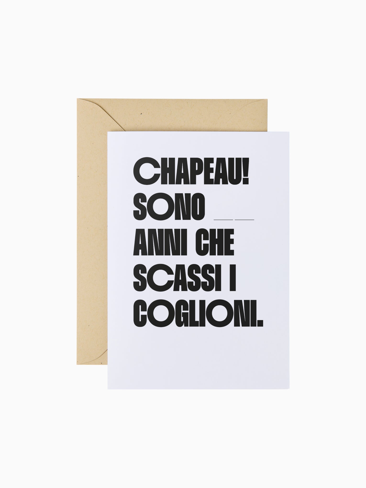 Scassi i coglioni | Biglietto d'auguri