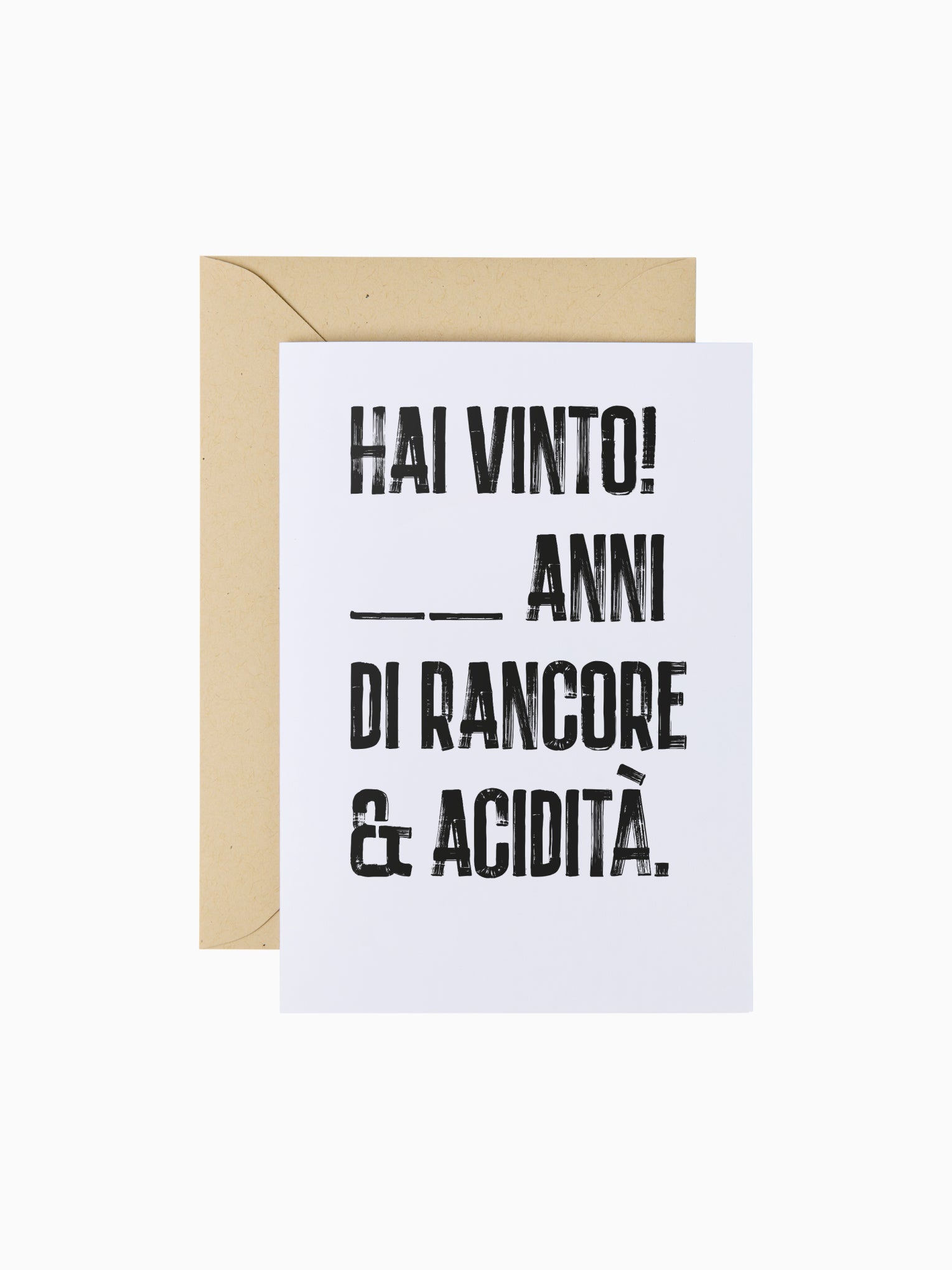 Rancore & Acidità | Biglietto d'auguri