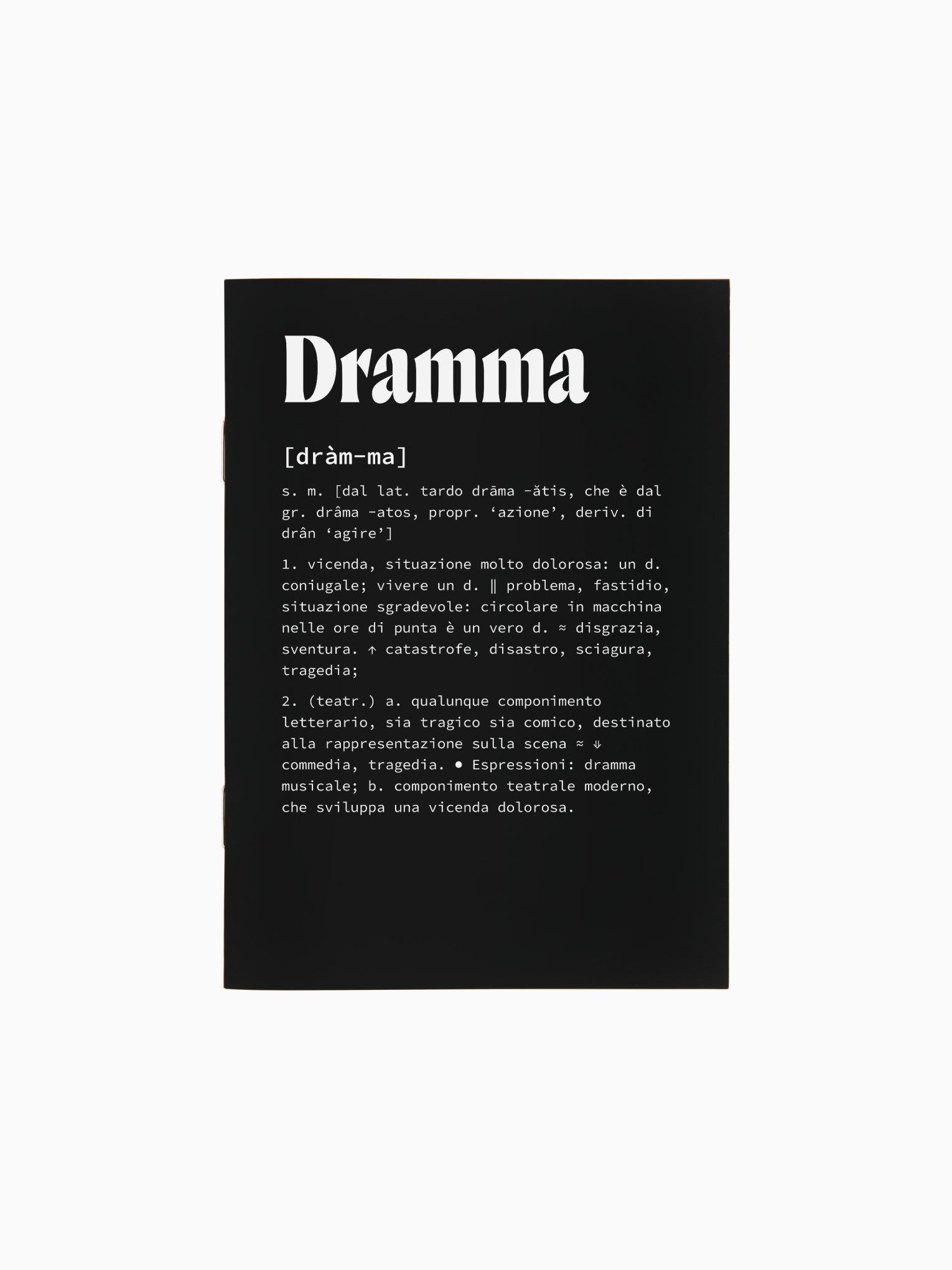 Dramma | Quaderno A6