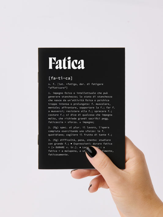 Fatica | Quaderno A6