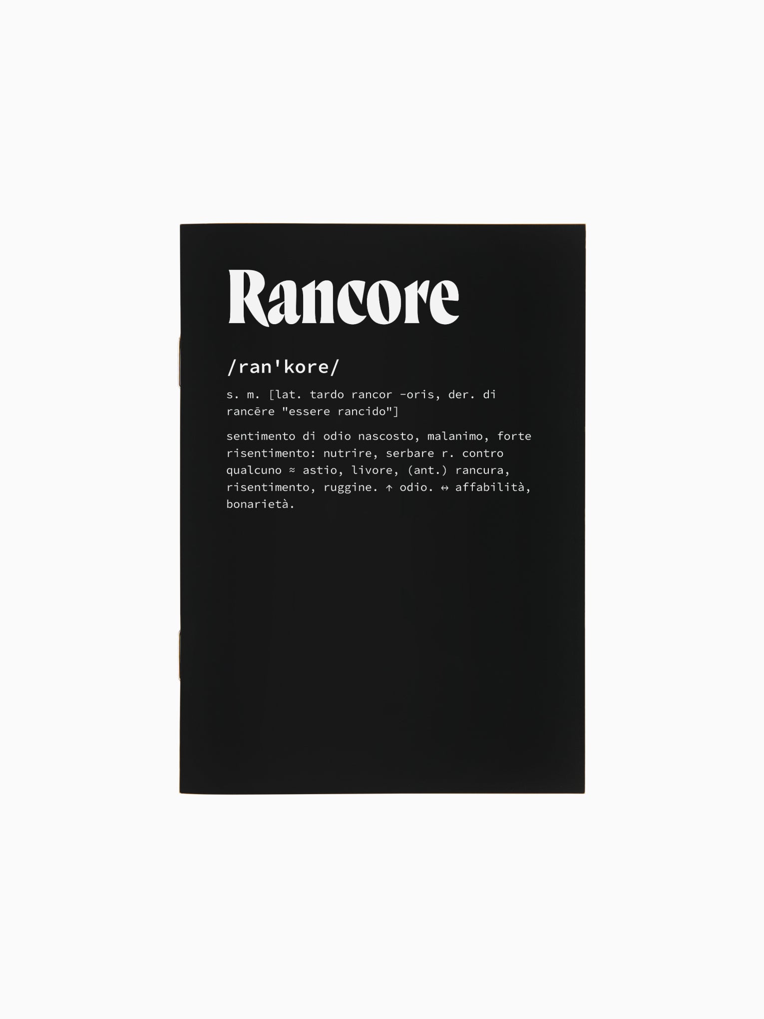 Rancore | Quaderno A6
