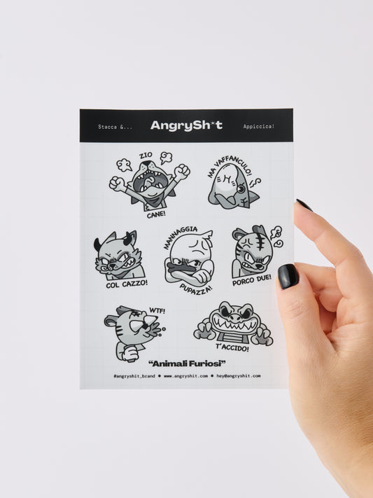 Animali Furiosi | Sticker sheet