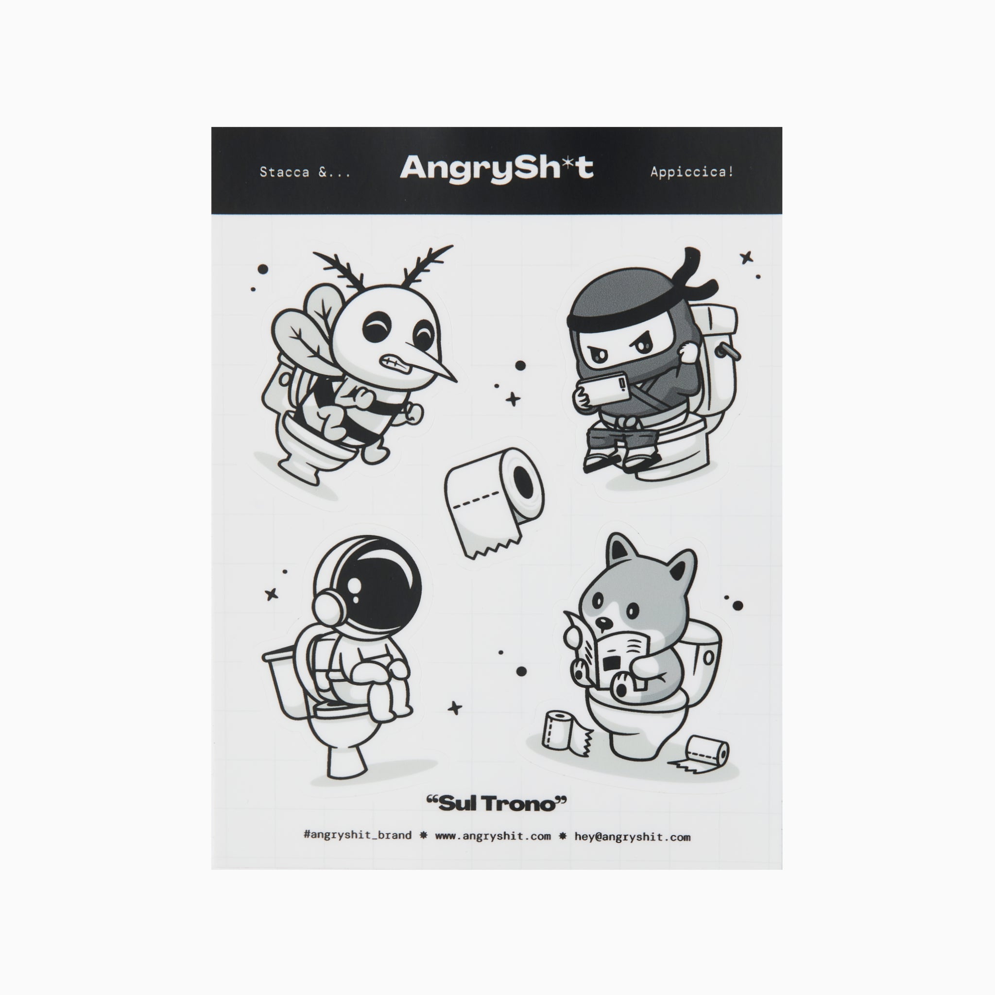 Sul Trono | Sticker sheet