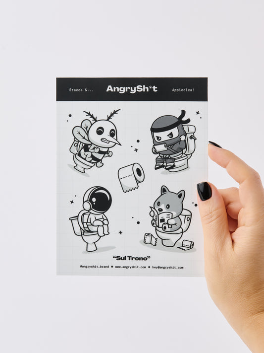 Sul Trono | Sticker sheet